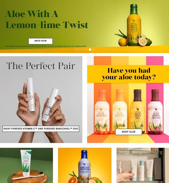 Popular Aloe Vera Products